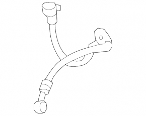 Front left brake hose Honda Accord 18-22 1.5T, 2.0T, 2.0 hybrid