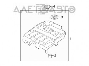 Engine Cover VW Jetta 11-14 USA TDI