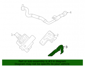 Auxiliary Coolant Pump Bracket for BMW X1 F48 20-22 B46