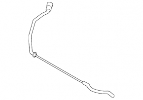 Cooling system return pipe BMW X1 E84 13-15 3.0T N55