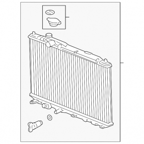 Radiator cooling water Honda Civic XI FE/FL 22- 2.0