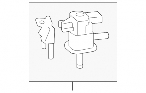 Lexus NX300h 15-21 vacuum solenoid