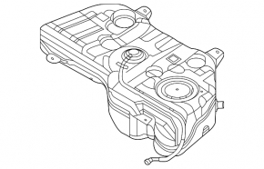 Fuel tank Kia Sportage 23-26 2.5