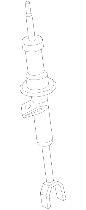 Front left shock absorber for BMW 6 F06 F12 14-18 with adaptive suspension