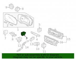 Honda Accord 13-17 Stabilization Disabling Button