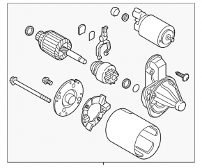 Starter Hyundai Veloster 12-17