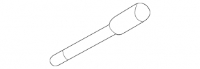Rear windshield washer nozzle VW Tiguan 09-18