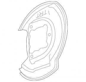 Brake Disc Cover Rear Left Honda Clarity 18-21 USA