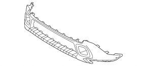 Front bumper lower part Subaru Solterra 23-24
