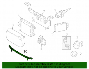BMW X3 G01 22-23 front bumper wiring