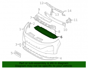 Front bumper guard for Nissan Murano z53 25-26