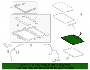 Sunroof Curtain for Toyota Rav4 13-18