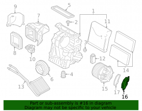 BMW X1 F48 16-22 Resistor