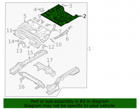 Trunk trough Hyundai Elantra 21-
