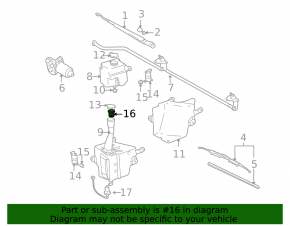 Lexus ES300 ES330 Windscreen Washer Reservoir Filter