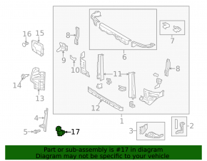 Ambient Air Temperature Sensor for Toyota Highlander 14-19