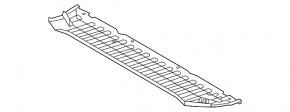 Front bumper protection for Audi A5 13-16 rest