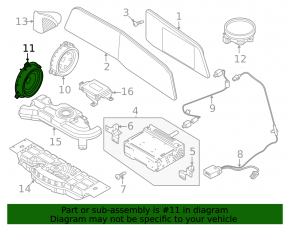 Speaker door rear left Kia Niro 23- Harman Kardon
