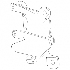 BSM Blind Spot Sensor Bracket Right Porsche Panamera 14-16