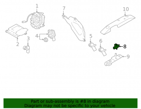 Subaru Forester 25-26 cabin airbag sensor