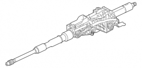 Steering column Mercedes W213 E 17-23 electric with cardan shaft