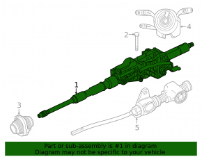 Steering column Mercedes C-class W205 15-21