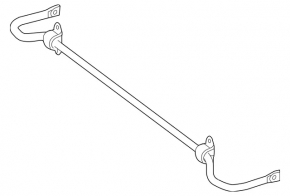 Rear stabilizer bar for Mercedes X247 GLB 20-26