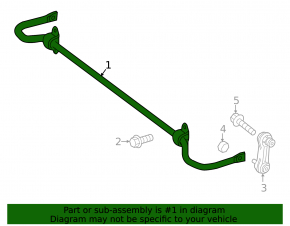 Rear stabilizer bar for Mercedes X247 GLB 20-26