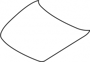 Hood naked Infiniti G25 G35 G37 4d 06-14