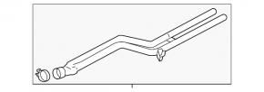 BMW 5 F10 11-16 3.0T Downpipe
