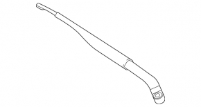Left wiper arm Infiniti Q50 14-20