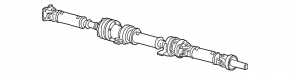 Toyota Highlander 14-19 3.5 driveshaft is rusty, boot is torn