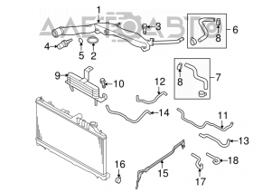 Engine Oil Cooler Subaru Outback 10-10 2.5