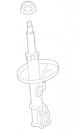 Shock absorber front right Toyota Camry v40 LE KYB