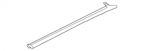 Rear right window molding Nissan Rogue 21-24 chrome