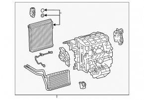 Heater assembly for Lexus UX250h 19-21