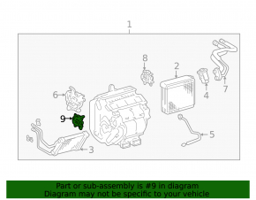 Actuator motor heater drive left air conditioner right Lexus ES300 ES330