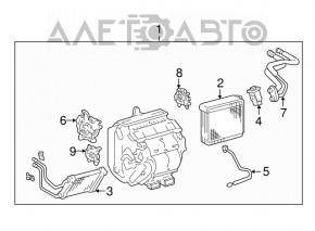 Actuator motor heater drive left air conditioner right Lexus ES300 ES330