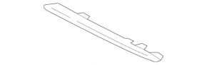 Lower left radiator grille molding for Mercedes C-class W205 15-21 chrome