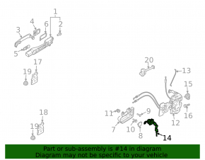 Key Nissan Murano z50 03-08 without cylinder
