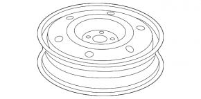 Spare tire for Ford Edge 19- R18 155/70