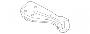 Rear left muffler bracket Lexus IS250 06-13