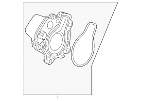 Honda CRV 20-22 hybrid water pump