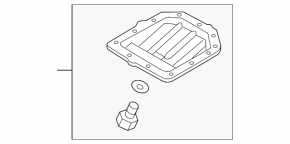 Oil pan HYUNDAI SONATA 15-19 1.6t
