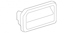 Left ventilation shield GMC Terrain 10-17 corner broken