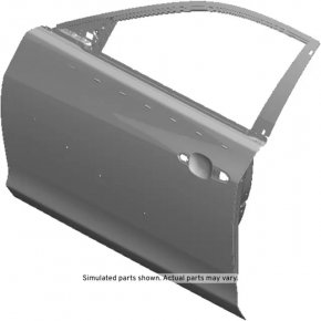 Bare front door left Cadillac CTS 14-