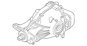 Rear differential gearbox BMW 5 G30 17-23 3.0T