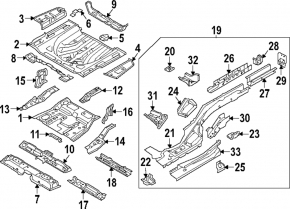 Trunk trough VW Atlas 18-24