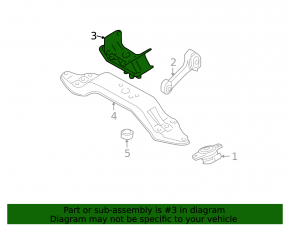 Subaru Forester 08-13 gearbox mount