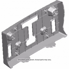 Chevrolet Bolt EUV 22-23 Front Bumper Number Plate